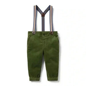 Janie and Jack size 18-24m Corduroy Suspender Pant